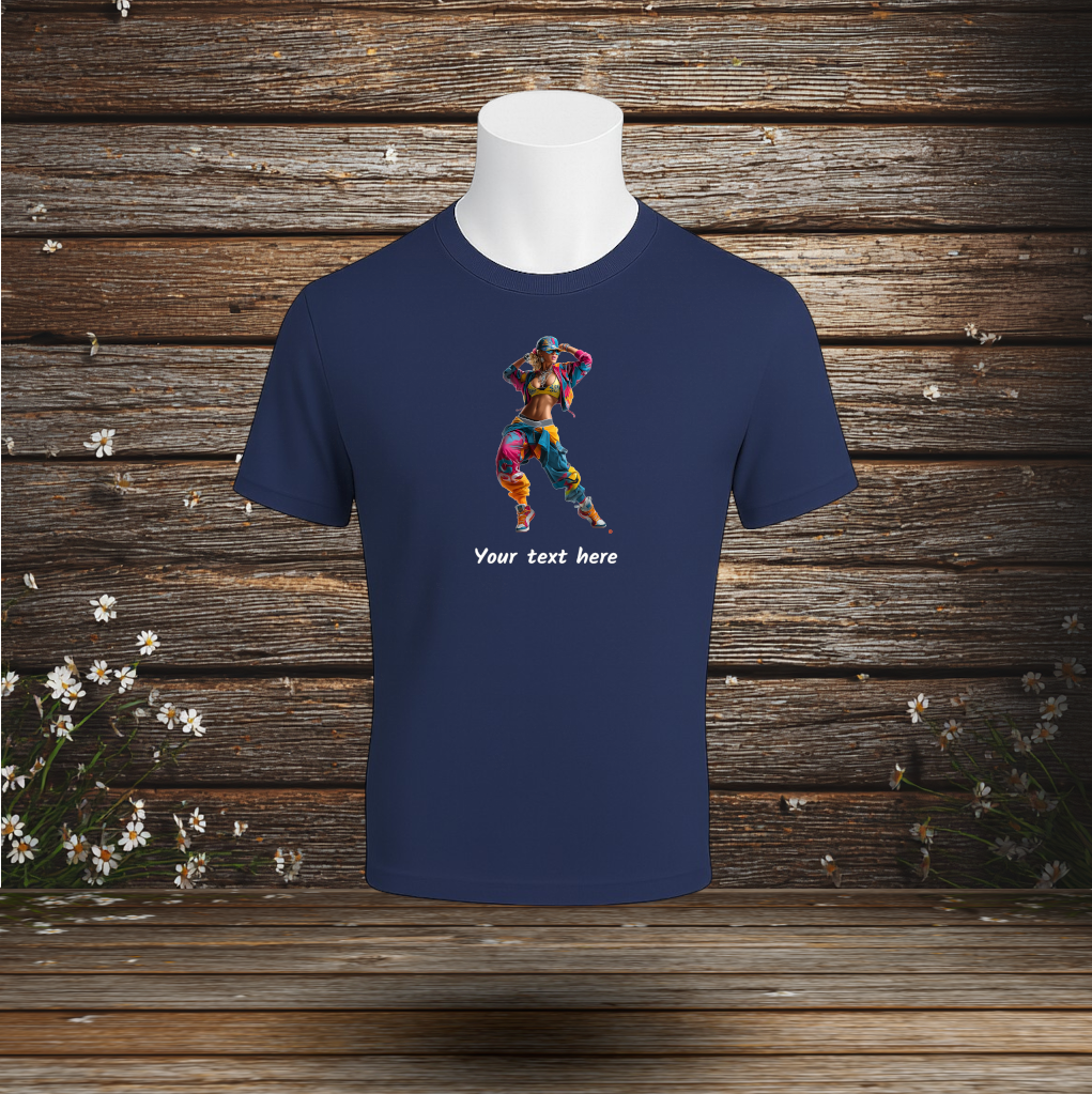 💚 Premium T-Shirt + Your Text (F3)