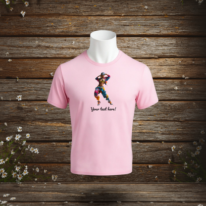 💚 Premium T-Shirt + Your Text (F3)