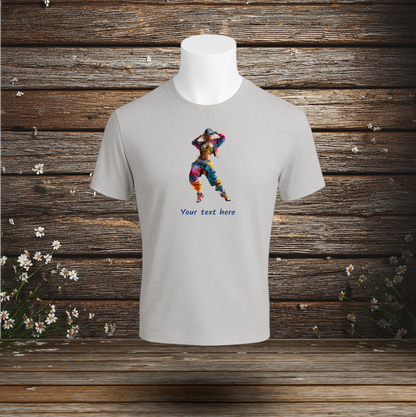 💚 Premium T-Shirt + Your Text (F3)