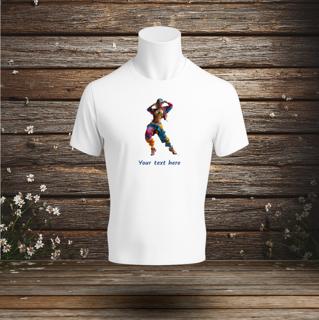 💚 Premium T-Shirt + Your Text (F3)