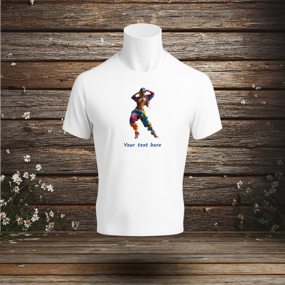 💚 Premium T-Shirt + Your Text (F3)