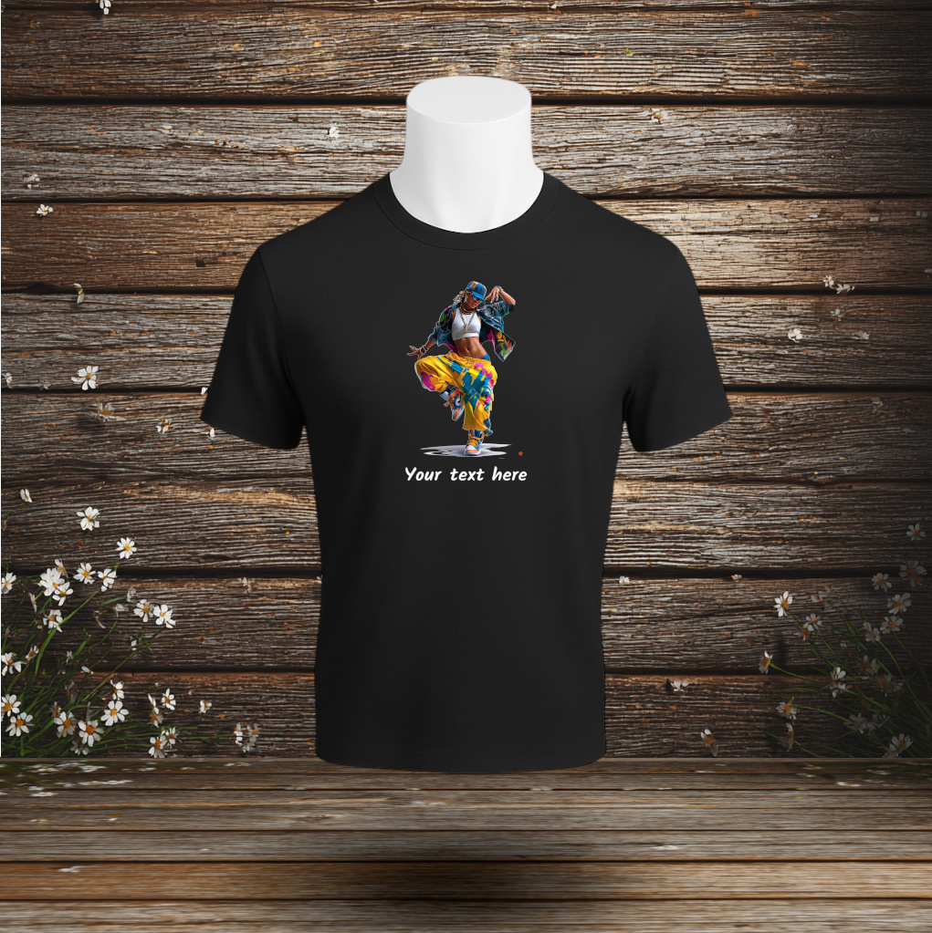 💚 Premium T-shirt + Your Text (F2)