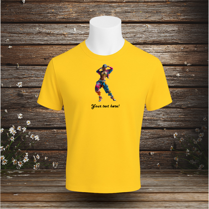 💚 Premium T-Shirt + Your Text (F3)