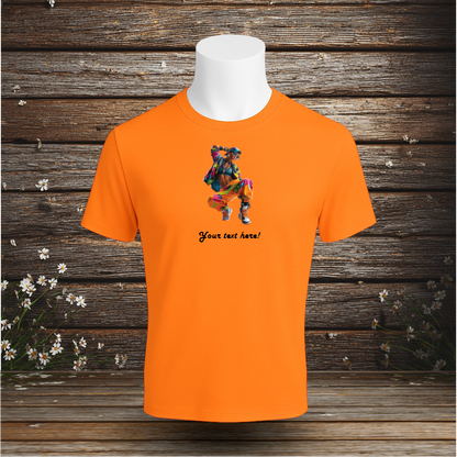 💚 Premium T-shirt + Your Text (F1)