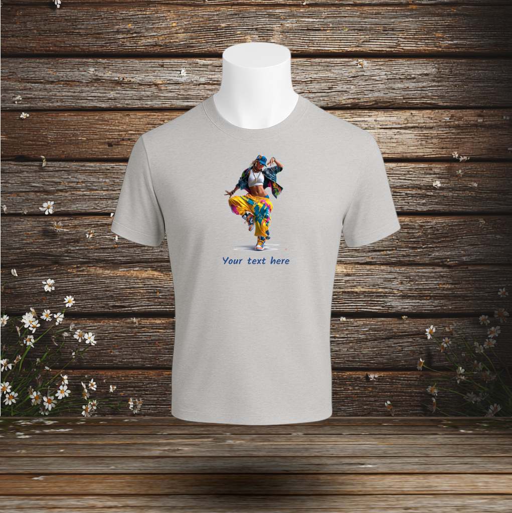 💚 Premium T-shirt + Your Text (F2)