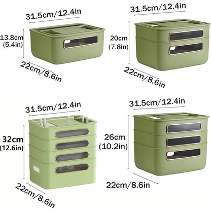 Multi-layer Storage for Router / Set-Top Boxes. 1,2 or 3 Layers