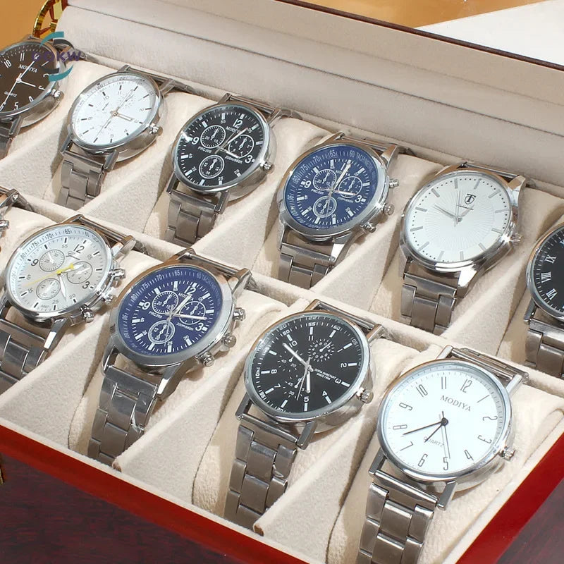 Luxury Wooden 2/3/5/6/10/12 Grid Watch Box Watch Organizers  Wood Boxes