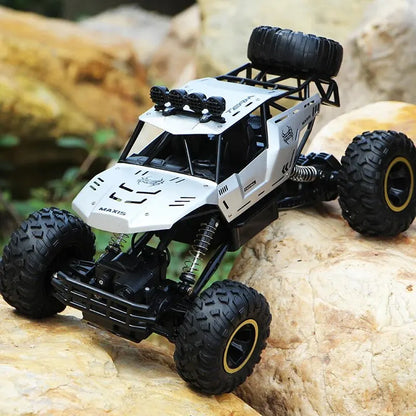 4WD RC Car With Led Lights. 1:12 / 1:16  2.4G Radio Remote Control Buggy.