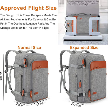 Travel Backpack 5-piece Set Expandable Waterproof- Oxford Material.