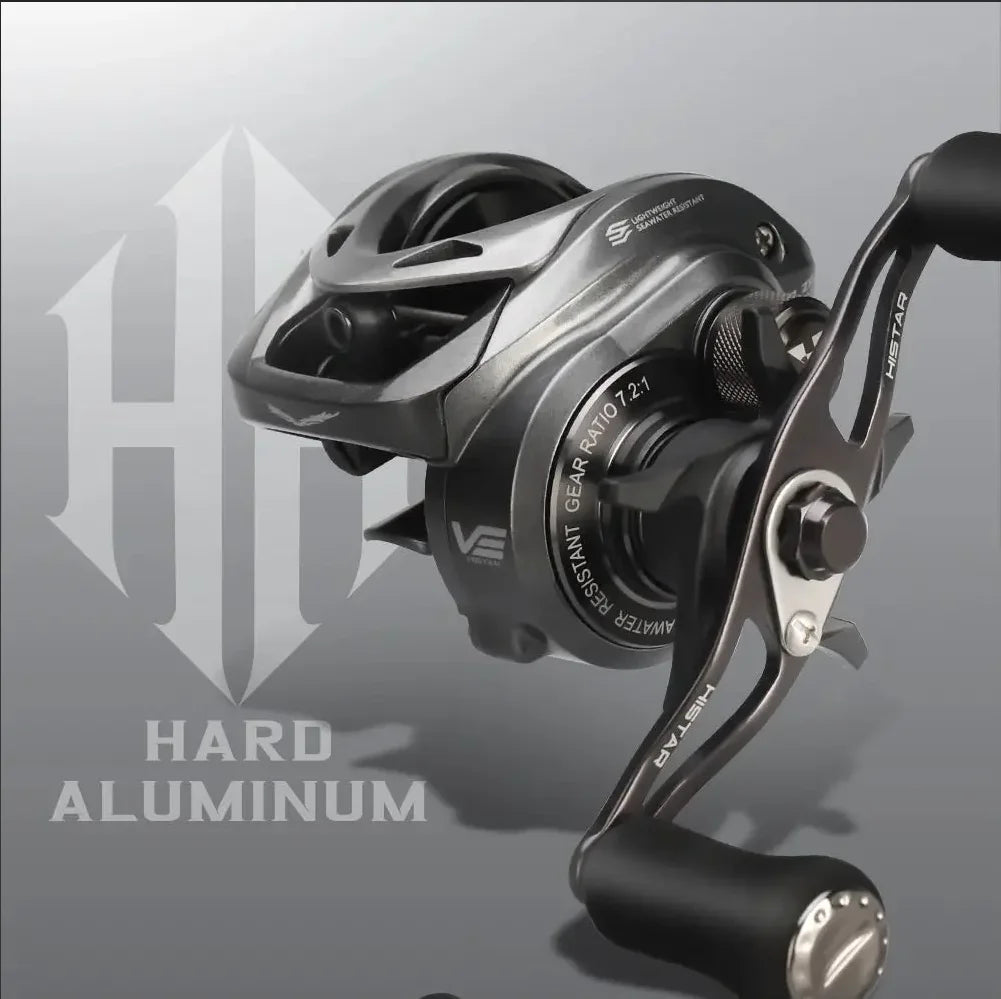 🐟 Bait Casting Fishing Reel 7.2:1 High Ratio 163g Ultra Light Carbon Body 🐟