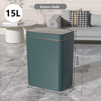 Bin. Non-contact narrow smart sensor trash can smart home 15L