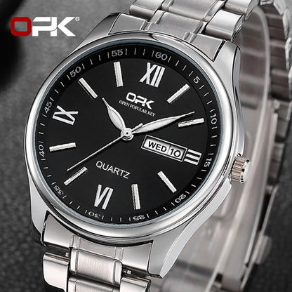 OPK 8123 Men's Watch Quartz Waterproof Luminous Automatic Movement