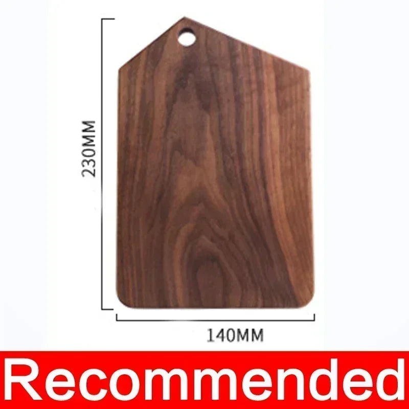 Black Walnut Cutting Board Wood Kitchen Solid Whole Wood Rootstock Fruit Lacquerless Wood Chopping Board Kitchen Wooden Board