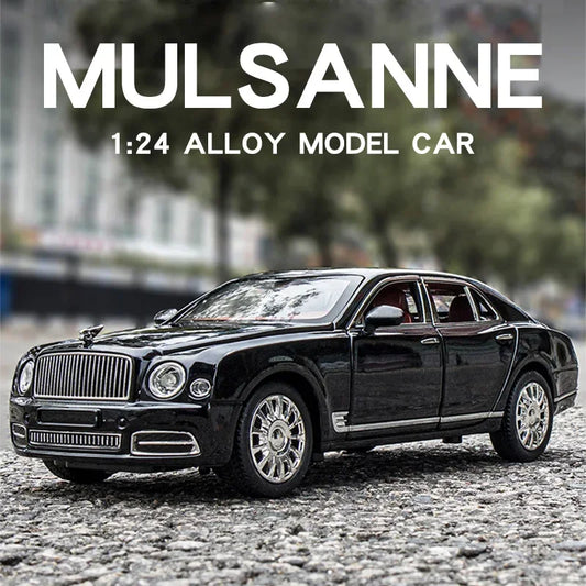 1:24 Bentley Mulsanne Alloy Diecast Model Car Sound & Lights*