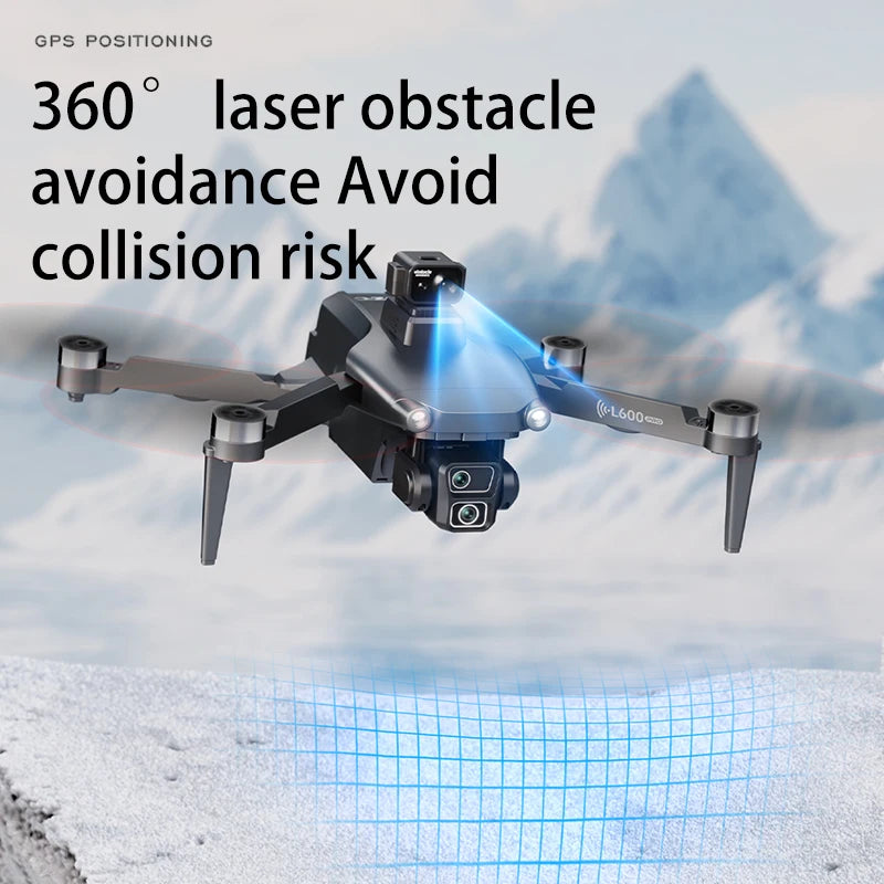 💚Camera Drone L600 Pro-1 Max 3-Axis 4K HD Brushless Motor GPS 5G WIFI 💚