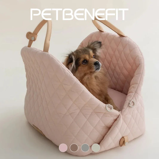 Luxury Pet Dog Cat Carrying Tote Bag Dog. Car Carrier Booster Seat.