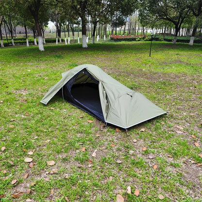 1 Man Ultralight Tent. Aluminum Poles. Storm Proof. Four Season.