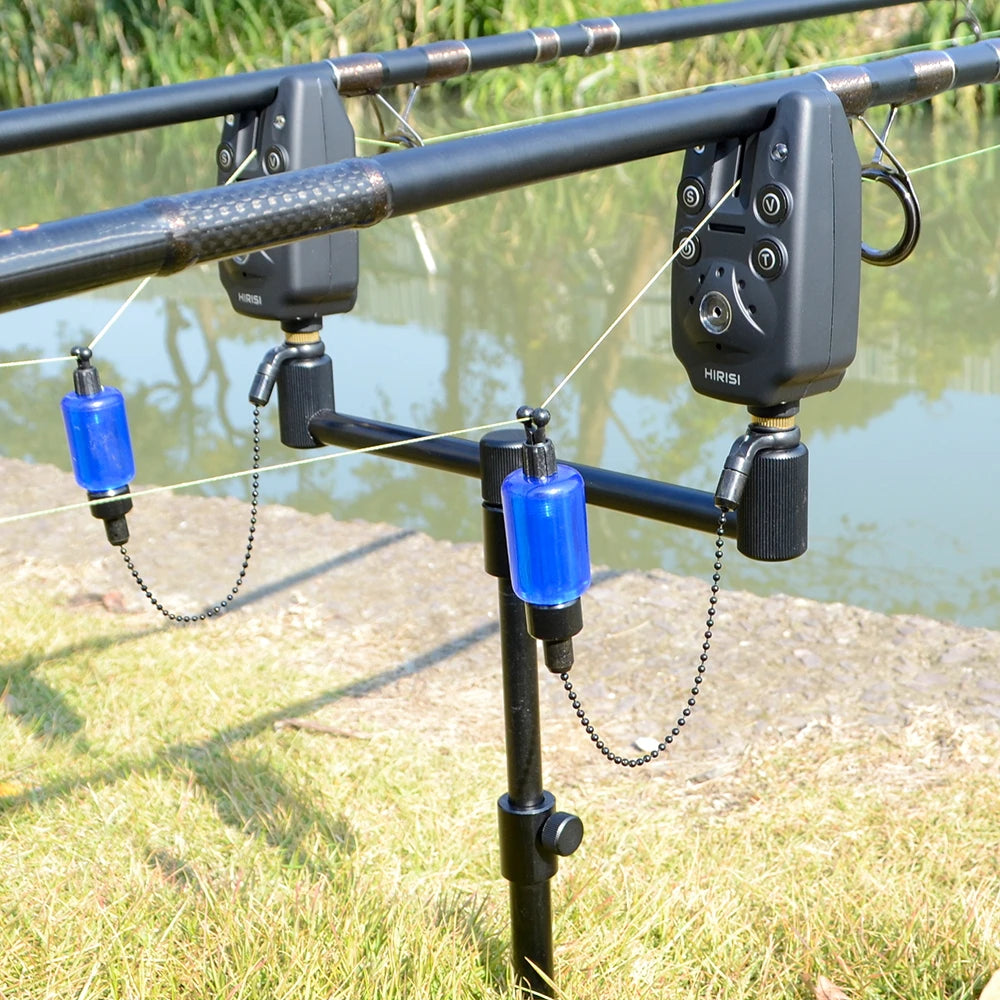 Carp Fishing Set Bite Alarms, Buzz Bars and Swingers with Case by Hirisi.