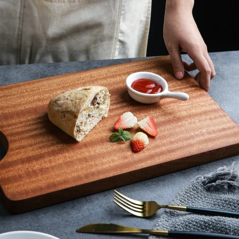 ebony wood cutting board, antibacterial and mildew resistant cutting board