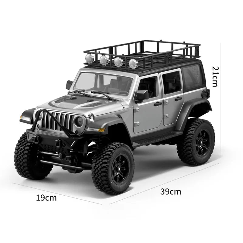 RC Crawler 4x4 MN128 2.4G Climbing Buggy Professional with LED Lights #