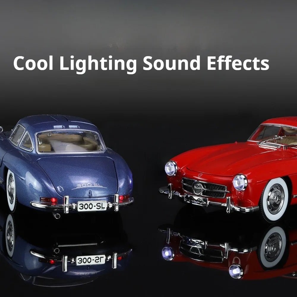 1/24 300SL Model Alloy Diecast with Pull Back Sound and Lights