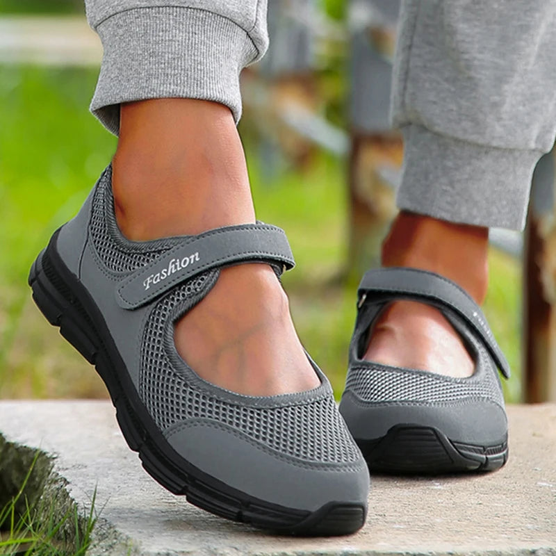 Women's Fashion Soft Flat Sneakers Slip On Sports Shoes Running.