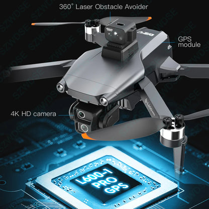 💚Camera Drone L600 Pro-1 Max 3-Axis 4K HD Brushless Motor GPS 5G WIFI 💚