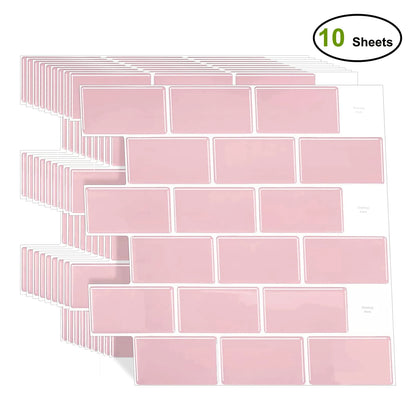 Wall Stickers 3d Brick Waterproof Bathroom Kitchen Backsplash Wall Tiles