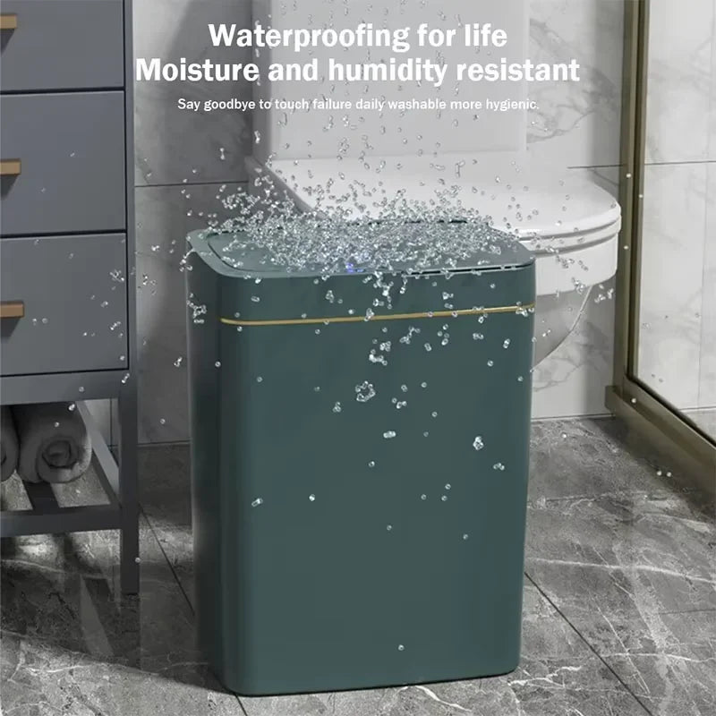 Bin. Non-contact narrow smart sensor trash can smart home 15L