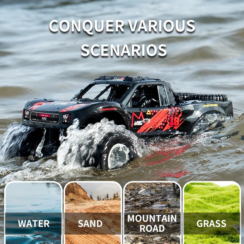 Remote Control Car 4WD Off Road Amphibious Climbing Vehicle JJRC Q156