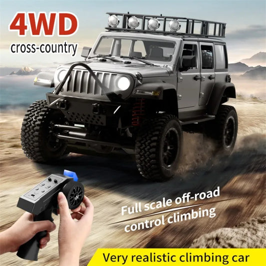 RC Crawler 4x4 MN128 2.4G Climbing Buggy Professional with LED Lights #