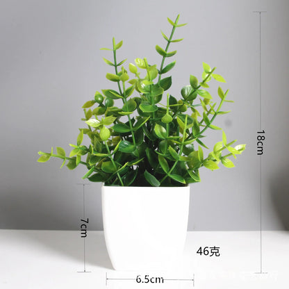 Artificial Potted Plants Indoor Outdoor Home Garden Decoration 6 for 3