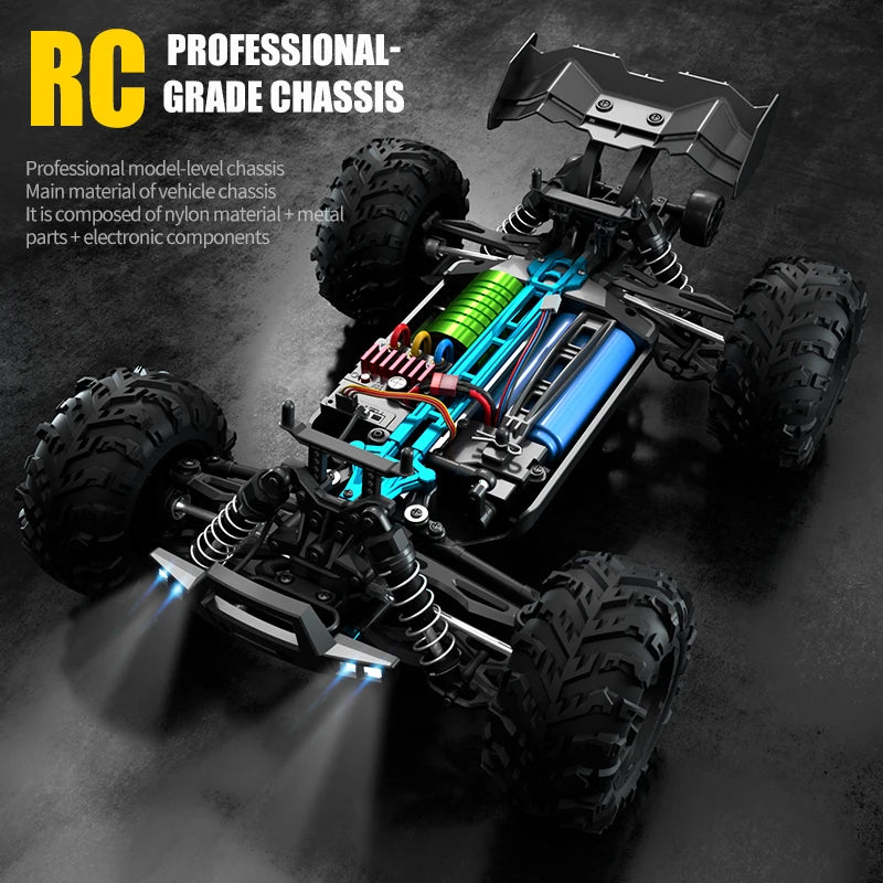 Remote Control Car Brushless 4WD For Adults 1:16 Fast 70KM/H High-Speed