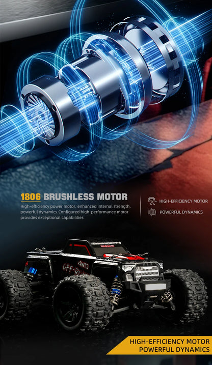 Remote Control 2.4G 4WD Off Road Monster Truck. C8811 50KM/H High Speed