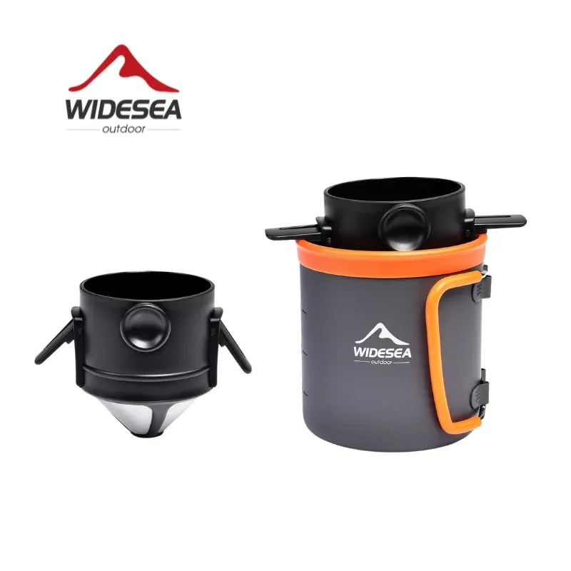 Widesea Camping Coffee Cookware Set. Tea-Coffee Filter Cup.