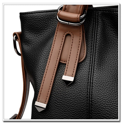 Shoulder Bag Soft Leather Ladies Large Capacity High Quality Handbag