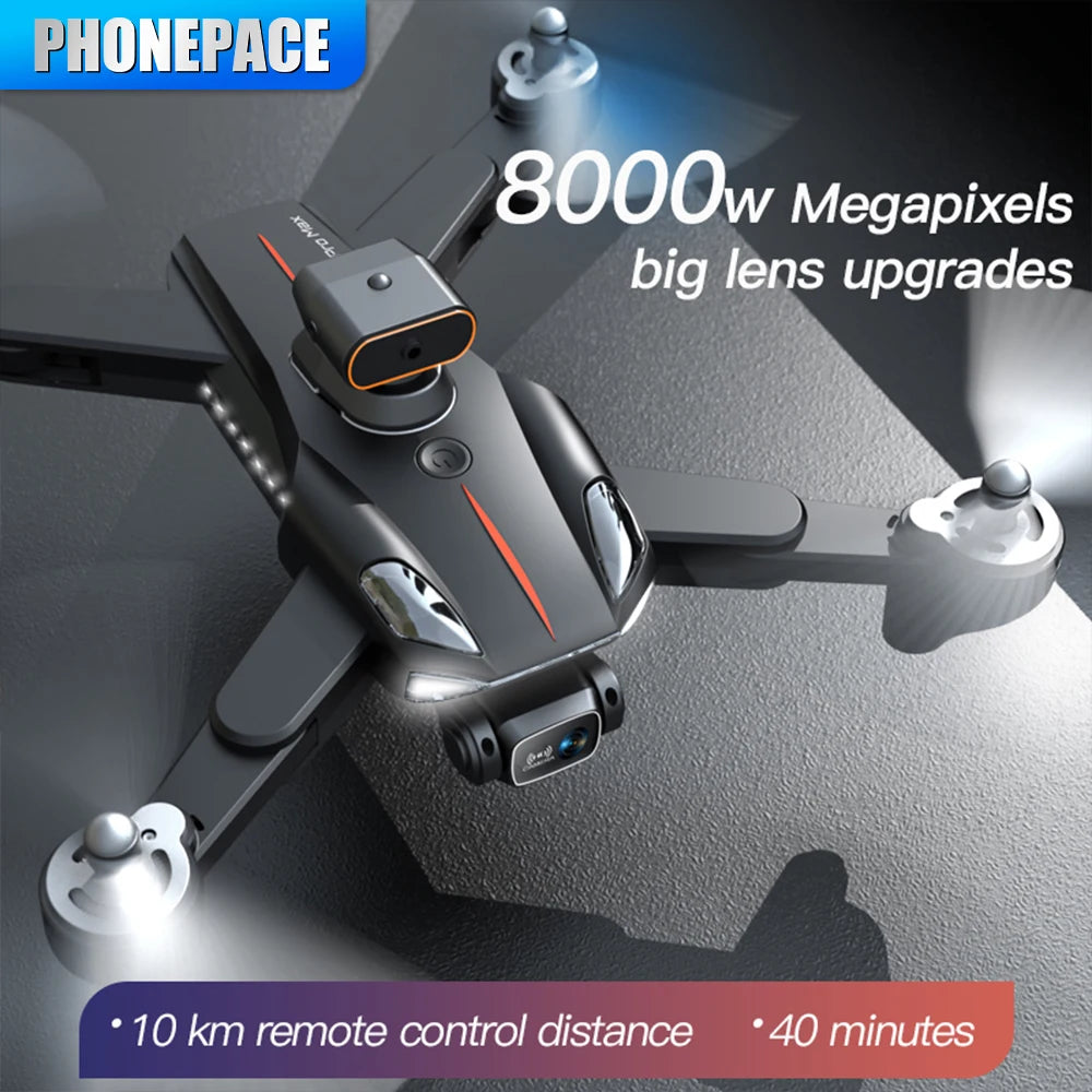 Camera Drone P11 Max 8K 5G GPS Professional HD Dual-Camera *