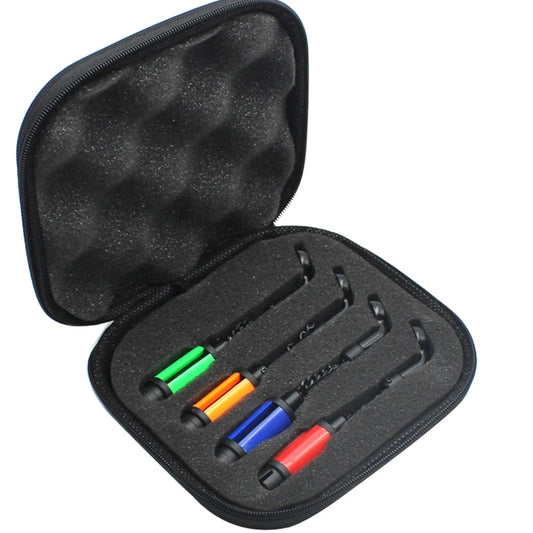 Carp Fishing. Swinger Bobbins Set with Box. Fishing Equipment.