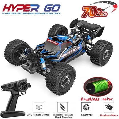 Remote Control Car Hyper Go MJX 16207 1/16 4WD RC Car 70KM/H