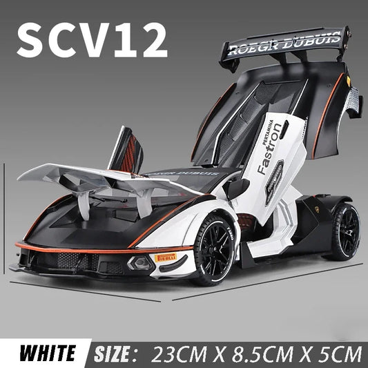 1:24 Lamborghini Essenza SCV12 Track Version Supercar Alloy Die-cast Model*