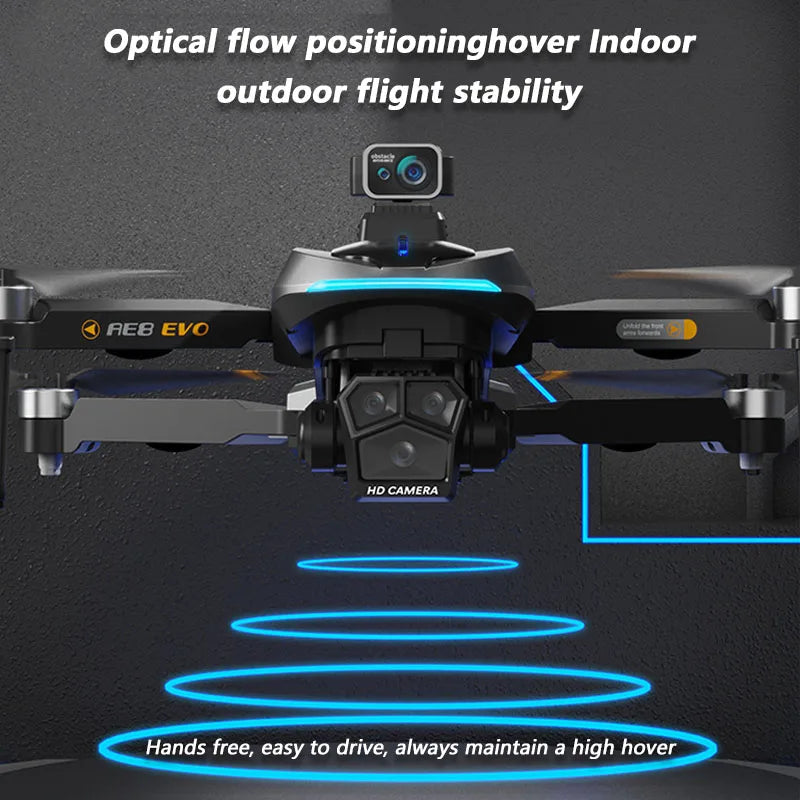 💚 Camera Drone AE8 EVO 6K 360° Obstacle Avoidance 💚