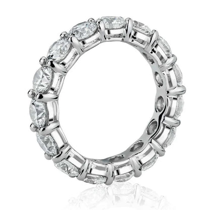 Eternity Ring 925 Sterling Silver Ring D Colour VVS1 Moissanite Gemstones