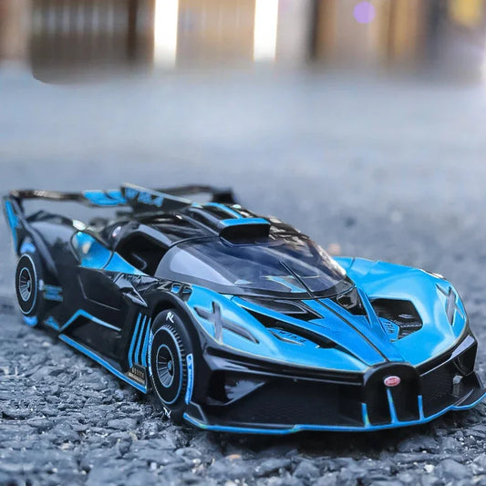 1/24 Bugatti Bolide Supercar Alloy Model Sound Light Diecast Toy Car*