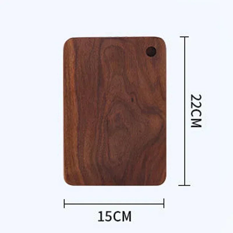 Black Walnut Cutting Board Wood Kitchen Solid Whole Wood Rootstock Fruit Lacquerless Wood Chopping Board Kitchen Wooden Board