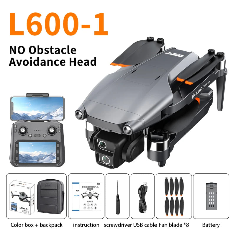 💚 Drone New L600-1 PRO GPS 4K HD Dual Cam Obstacle Avoidance Brushless 5G 💚