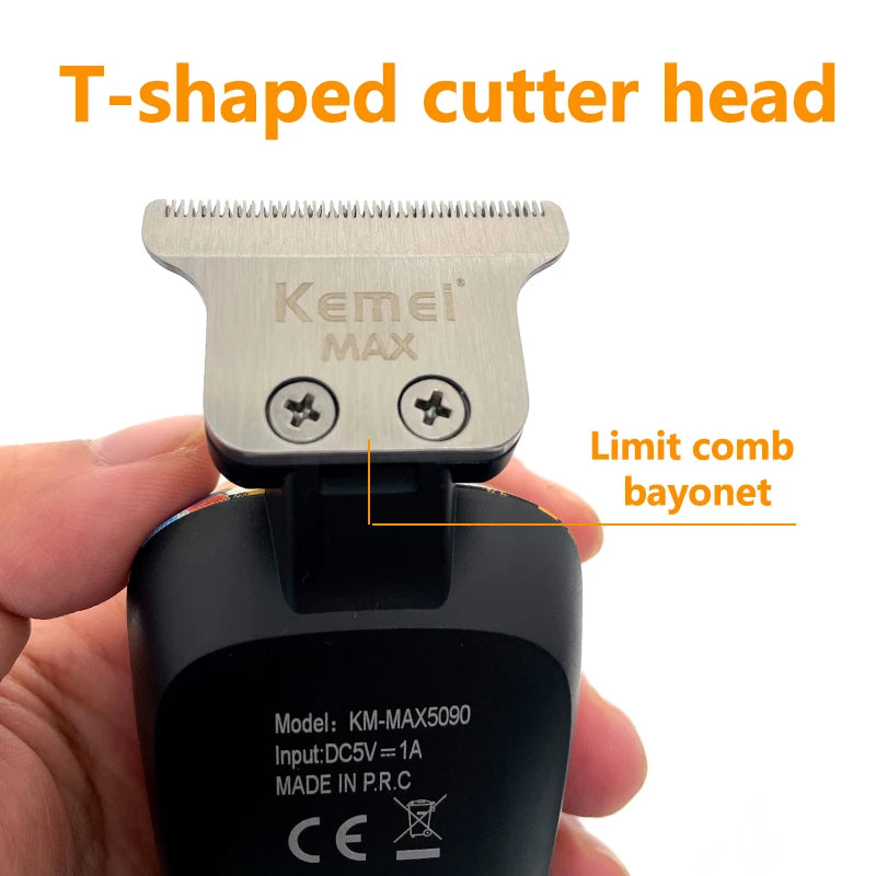 Hair Clippers Kemei KM-5090 Electric  Multifunctional Trimmer USB