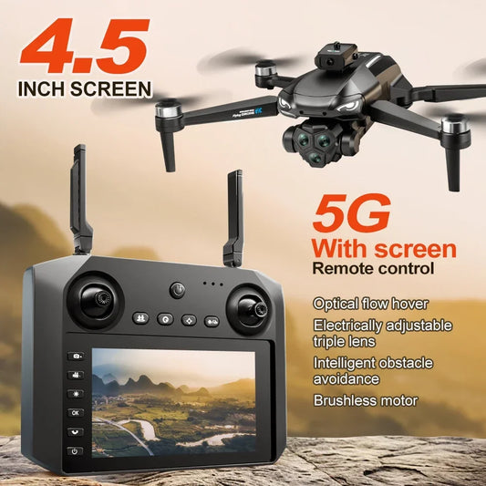 💚 M33 MAX Drone Pro 4K/6K HD Dual Camera 5G Wifi GPS Brushless 💚