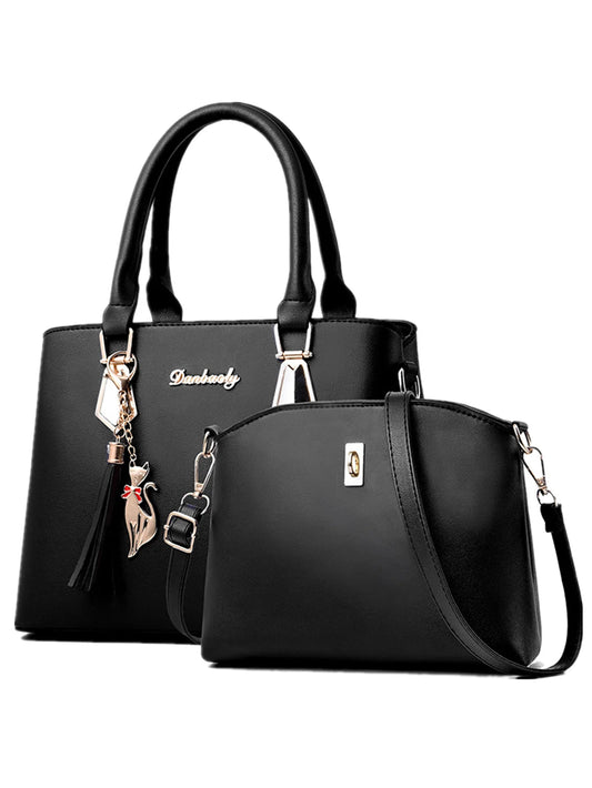 Shoulder Bag and Handbag Twin Set. A Choice of Colours Available.