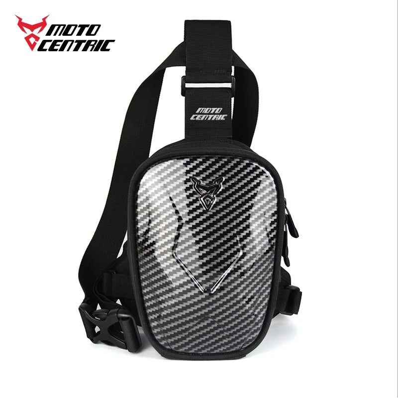 Moto Centric Motorcycle Leg Side Bag EVA Hard Shell Waterproof Bag..