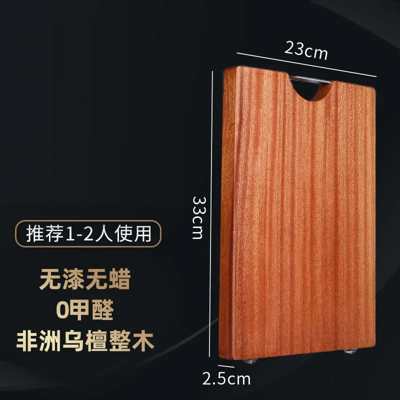 Cutting Board Whole Wood Ebony  Antibacterial and Mold Resistant.